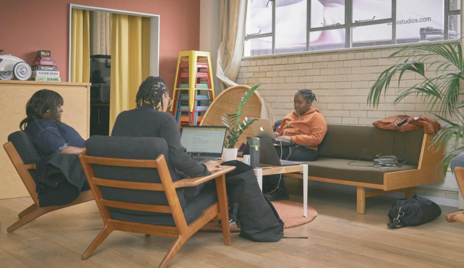 Financial analysis workspace showing charts and data visualization tools